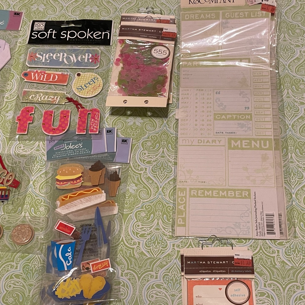 Colorful Scrapbook Stickers Set - Picture 4 of 5